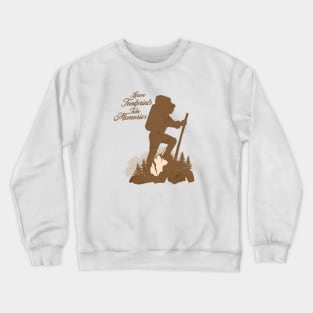 Leave footprints take memories Crewneck Sweatshirt